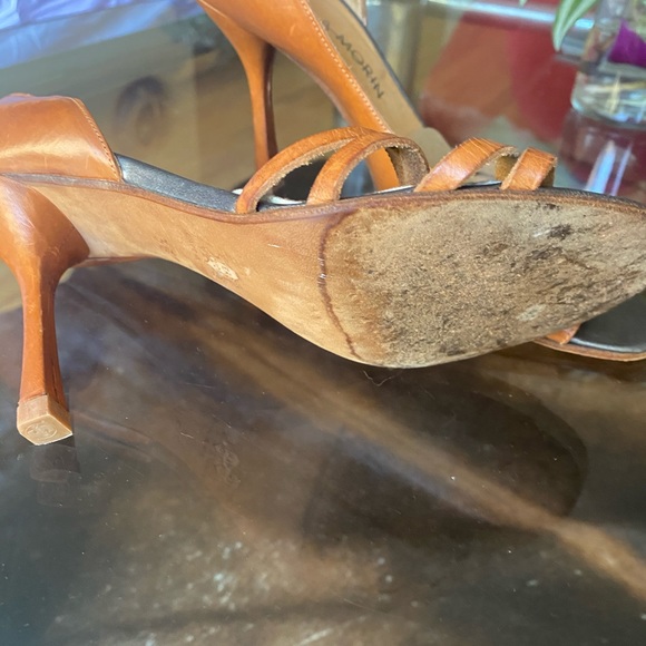 💕Manuela Morin Leflesh  Stiletto Pumps 38 - Picture 3 of 7